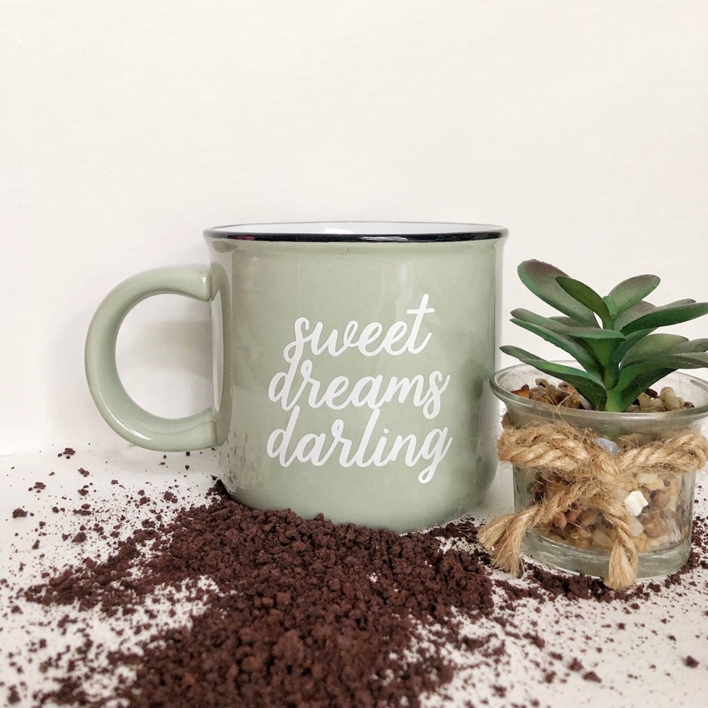 16 Oz glass Coffee Mug brand new